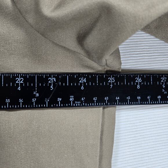 Vintage Made in USA Ben Davis Short Sleeve 1/2 Zip Khaki Short Shirt Size Large - Picture 5 of 9